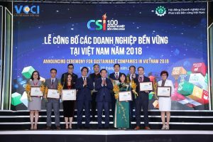 Announcing ceremony of Sustainable Enterprises in Vietnam in 2018
