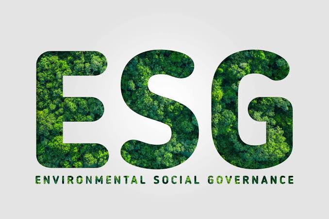 Infographic on the three ESG pillars in the paper industry